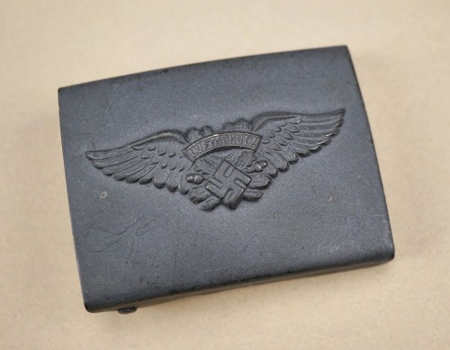 SOLD - Luftschutz EM/NCO Belt Buckle