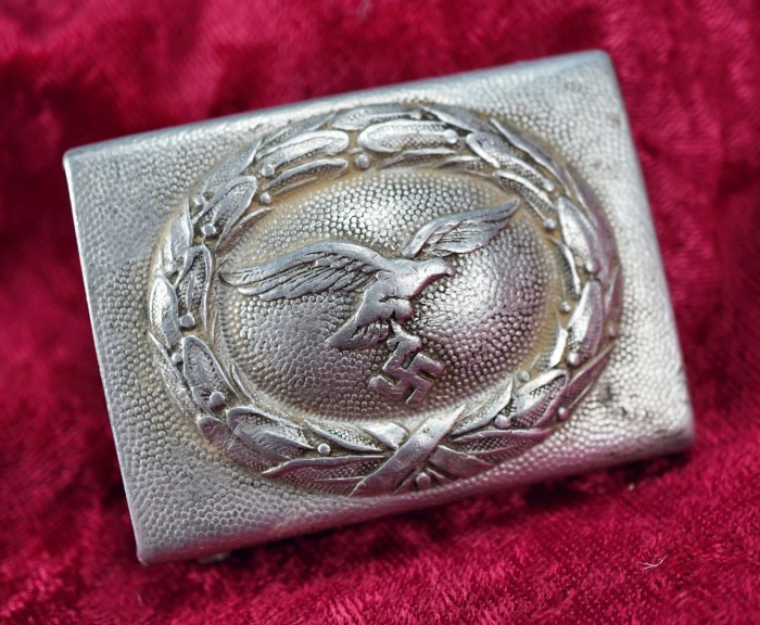 SOLD - Luftwaffe EM/NCO Belt Buckle in Aluminum