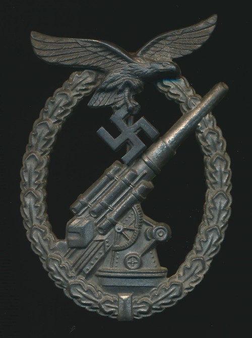 SOLD - Luftwaffe Flak Badge by Brehmer