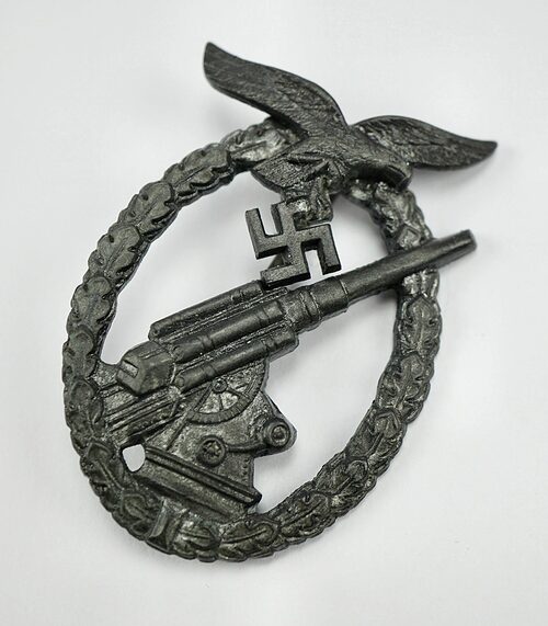 SOLD - Luftwaffe Flak Badge by E.F. Wiedmann