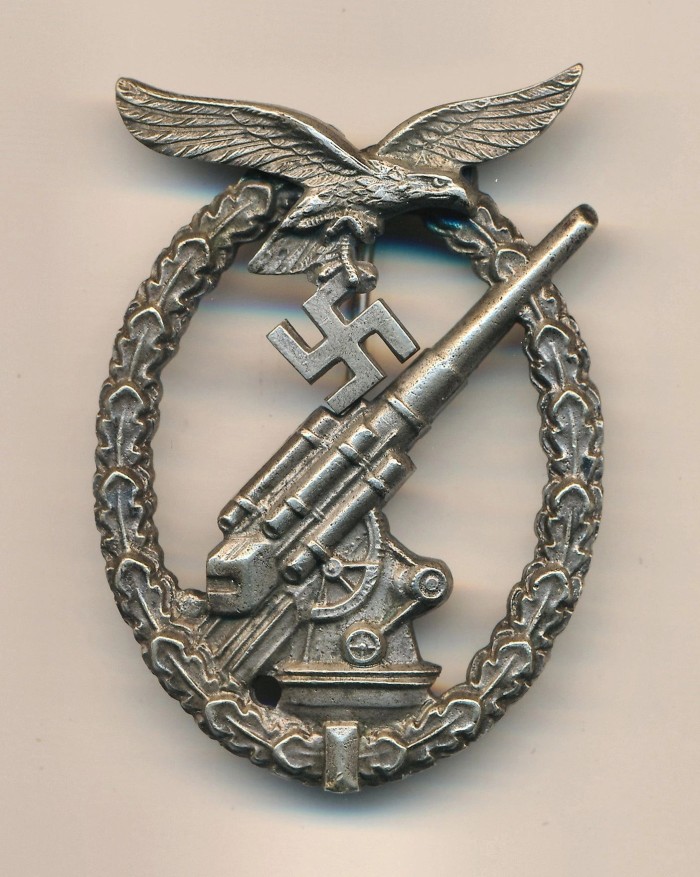 SOLD - Luftwaffe Flak Badge by Juncker