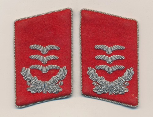 SOLD - Luftwaffe Flak Hauptmann Collar Tabs