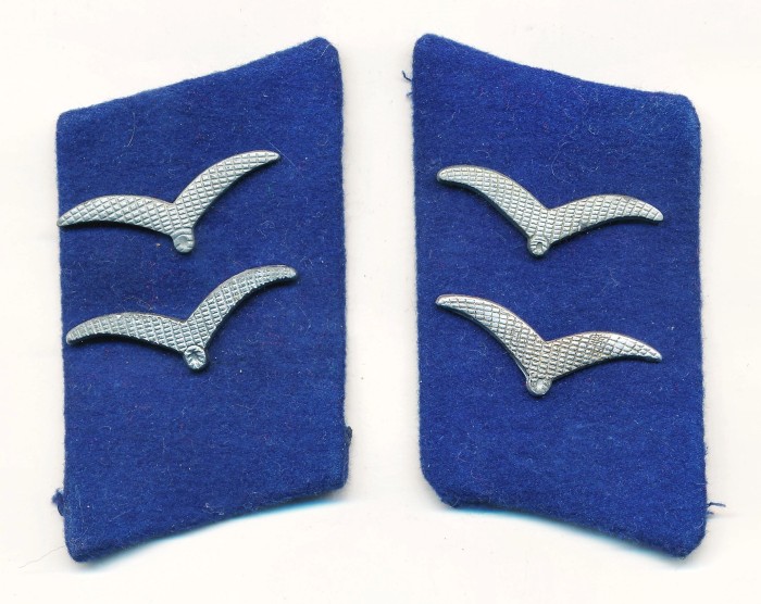 SOLD - Luftwaffe Gefreiter Medical Collar Tabs