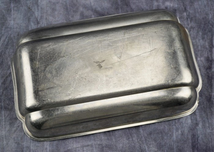 SOLD - Luftwaffe Marked Aluminum Serving Tray