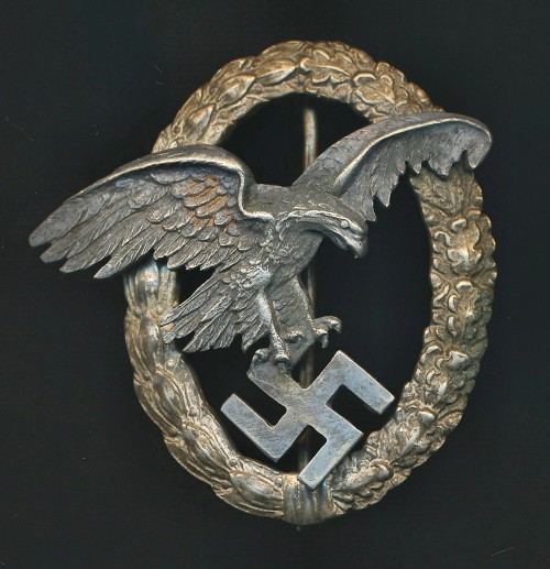 SOLD - Luftwaffe Observer Badge by Juncker