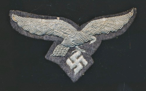 SOLD - Luftwaffe Officer's Bullion Breast Eagle