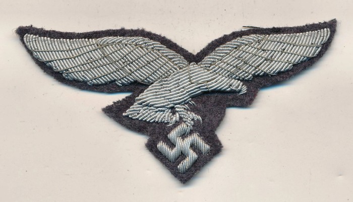 SOLD - Luftwaffe Officer's Bullion Breast Eagle