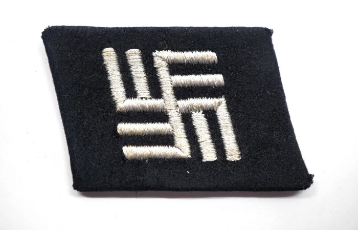 SOLD - Luftwaffe temporary duty concentration camp guard collar tab