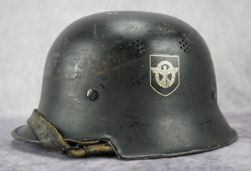 SOLD - M34 Feuerschutzpolizei Helmet