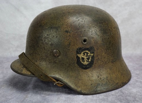 SOLD - M40 Normandy Camo Police Helmet