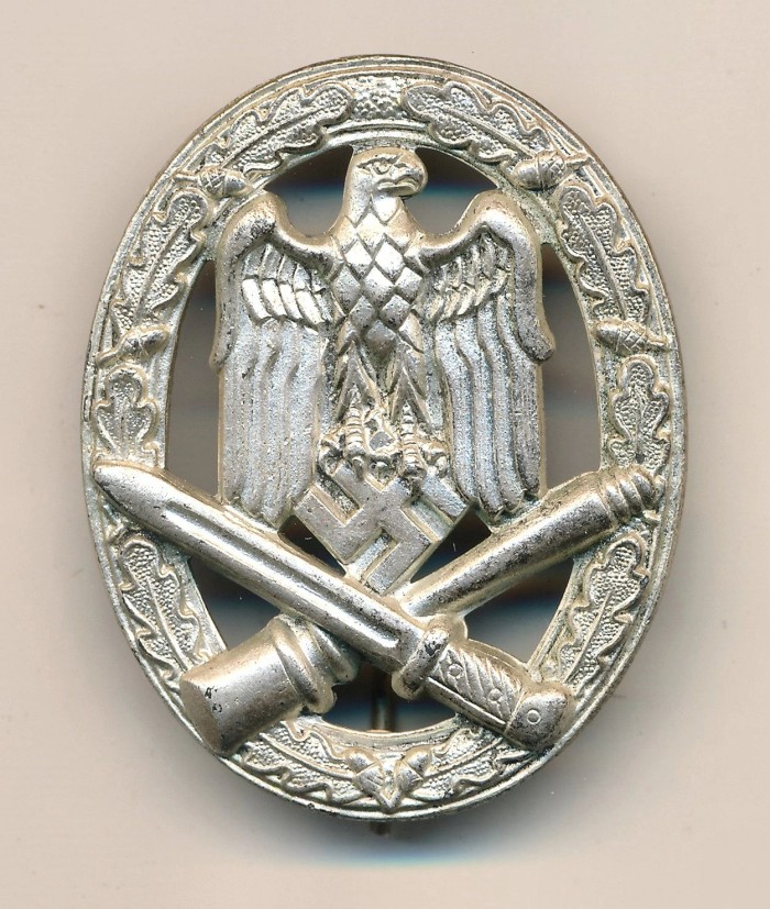 SOLD - Maker Marked Heer General Assault Badge