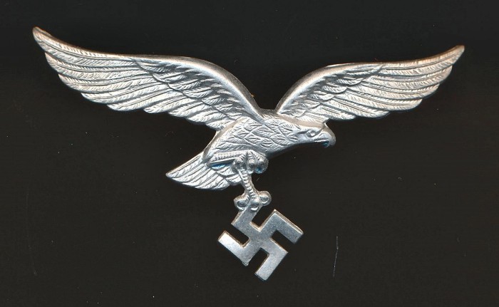 SOLD - Maker Marked Luftwaffe Visor Cap Eagle