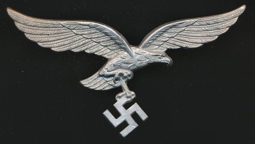 SOLD - Maker Marked Luftwaffe Visor Cap Eagle