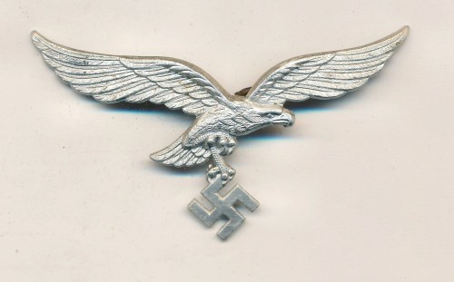 SOLD - Maker Marked Luftwaffe Visor Cap Eagle