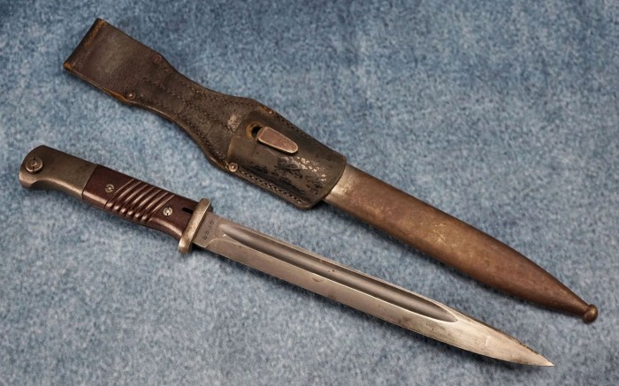 SOLD - Matching Number K98 Combat Bayonet