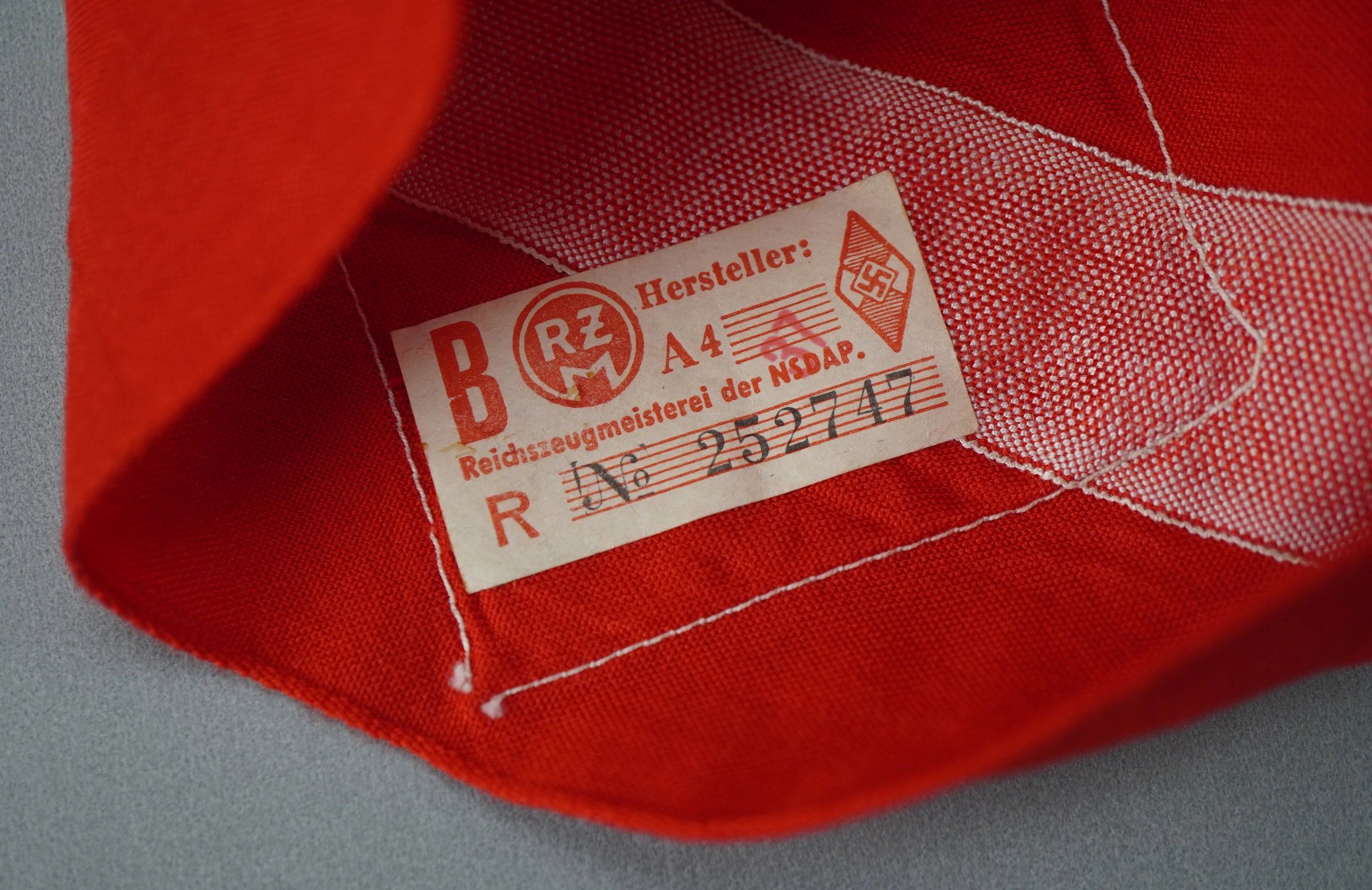 SOLD - Minty Hitler Youth Armband w/ RZM Tag - Image 5