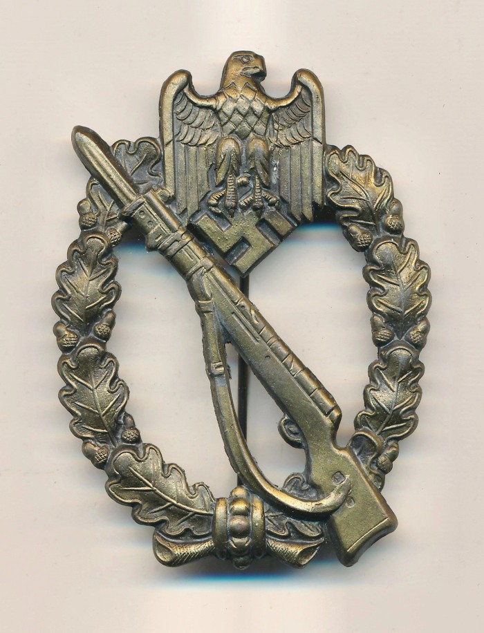 SOLD - Minty Infantry Assault Badge in Bronze