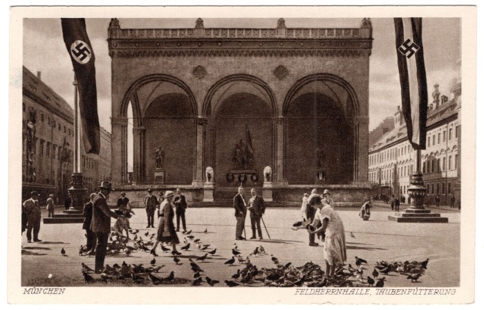 SOLD - Munich Feldherrnhalle Postcard