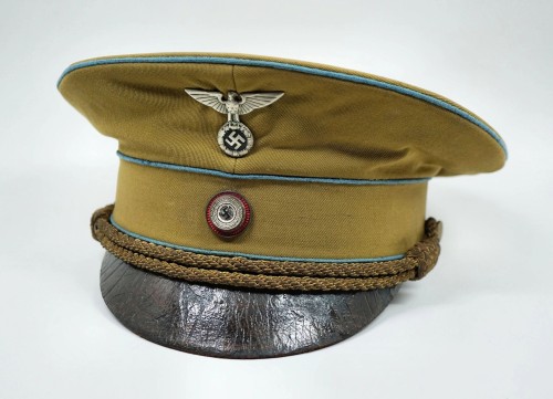 SOLD - NAMED 1st Pattern NSDAP Ortsgruppe Political Leader Visor