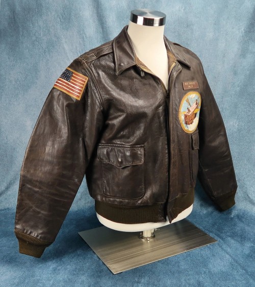 SOLD - NAMED 727th Bomb Squadron US Army Air Corps leather A2 jacket