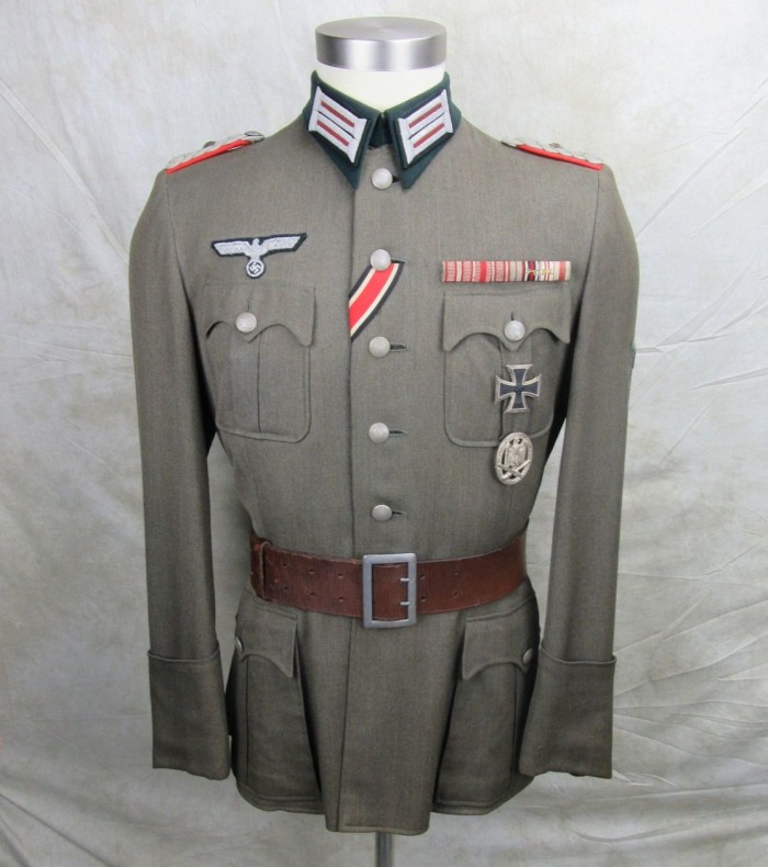 SOLD - NAMED Heer Artillery Officer's Uniform