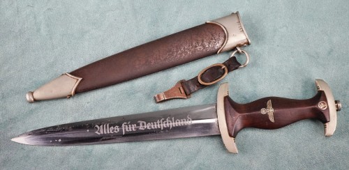 SOLD - NAMED & UNIT MARKED SA Dagger produced by Rich & E. Hartkopf