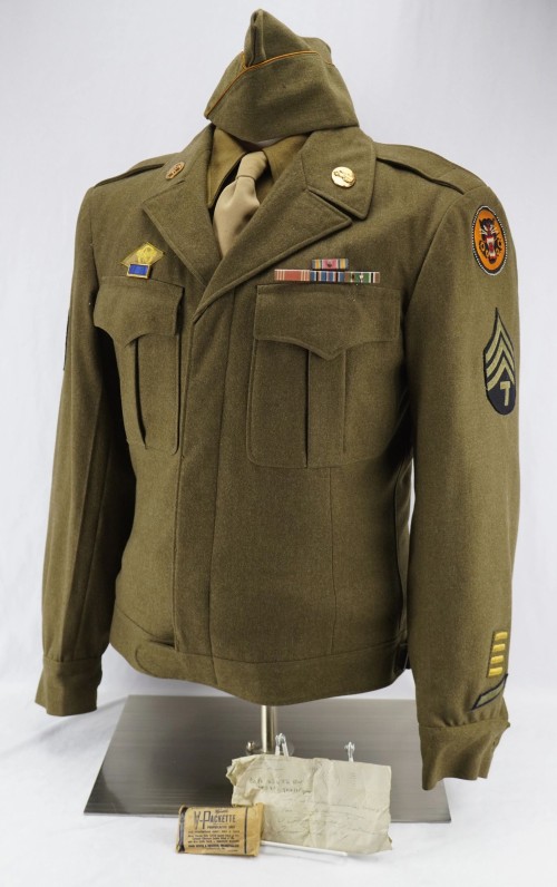 SOLD - NAMED US Army Tank Destroyer Uniform Grouping