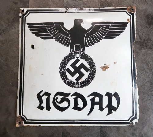 SOLD - NSDAP Building Sign