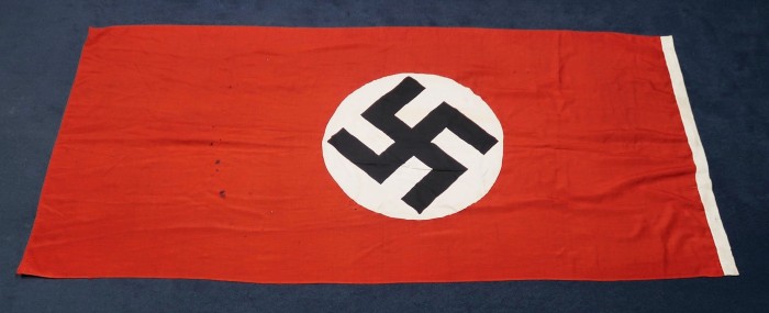 SOLD - NSDAP Flag w/ Property Tag - Image 2