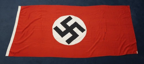 SOLD - NSDAP Flag w/ Property Tag