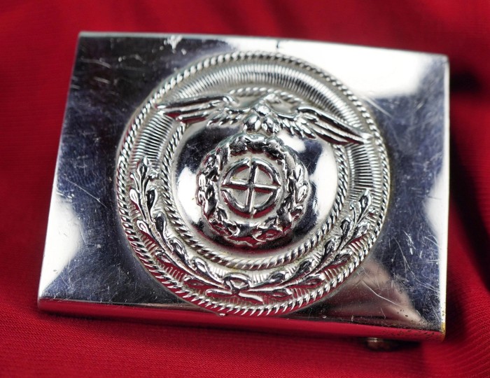 SOLD - NSKK Belt Buckle in Nickel