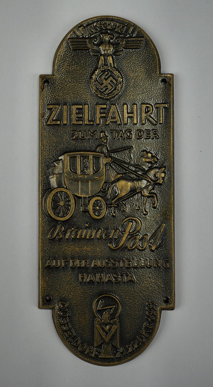SOLD - NSKK Zeilfahrt zum Tag der Braunen Post Plaque - Image 4