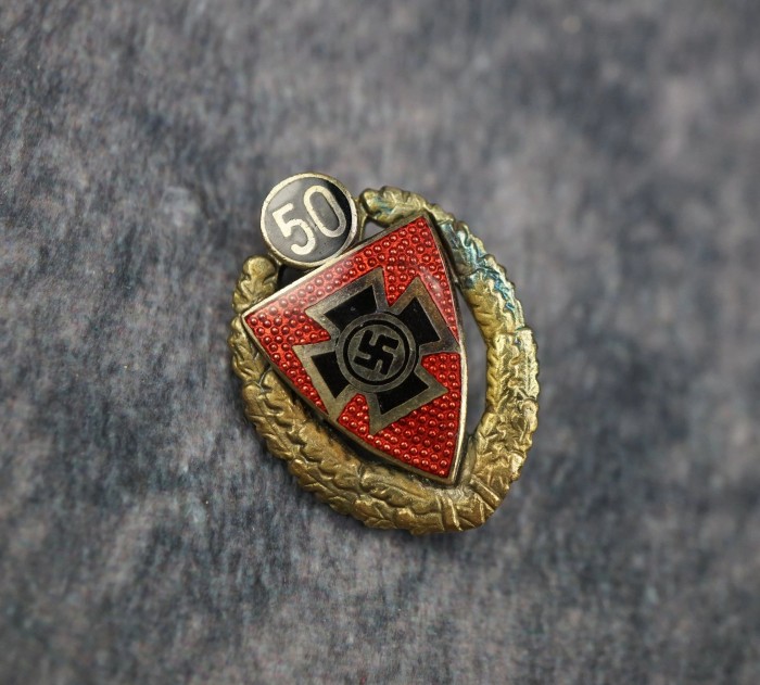 SOLD - NSRKB 50 Years Old Comrades Membership Badge