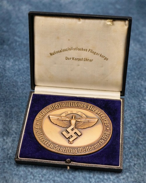 SOLD - Named & Cased NSFK Table Medal