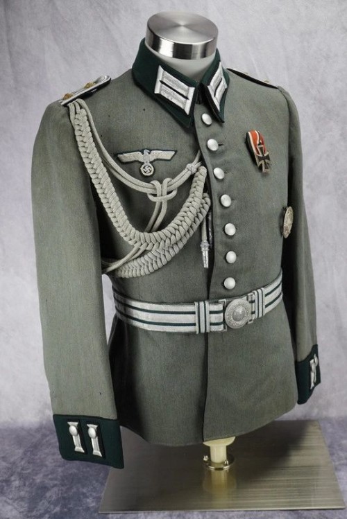 SOLD - Named Heer Pioneer Hauptmann Officer Waffenrock