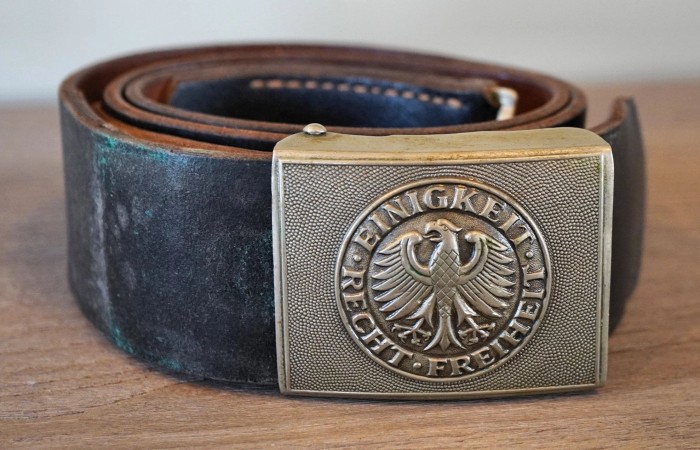 SOLD - Named Post War Bundeswehr Belt & Buckle