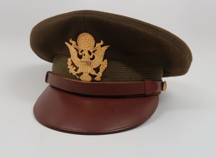 SOLD - Named US Army Officer Visor