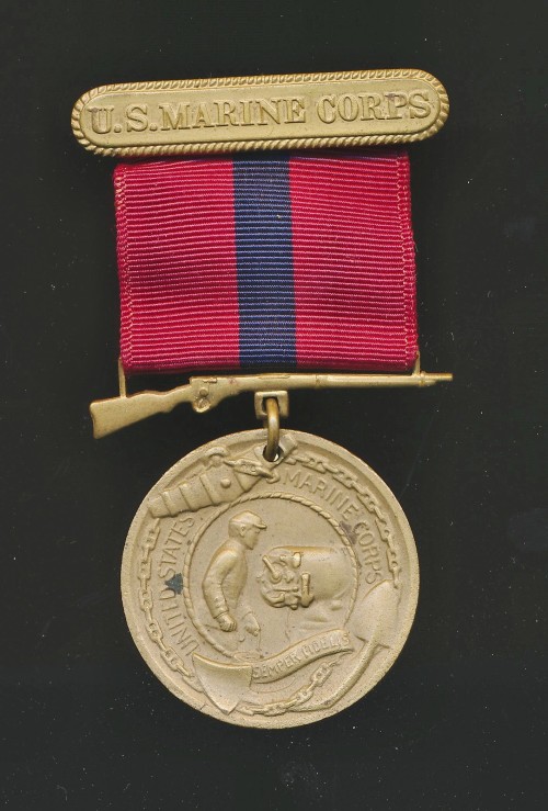 SOLD - Named US Marine Good Conduct Medal