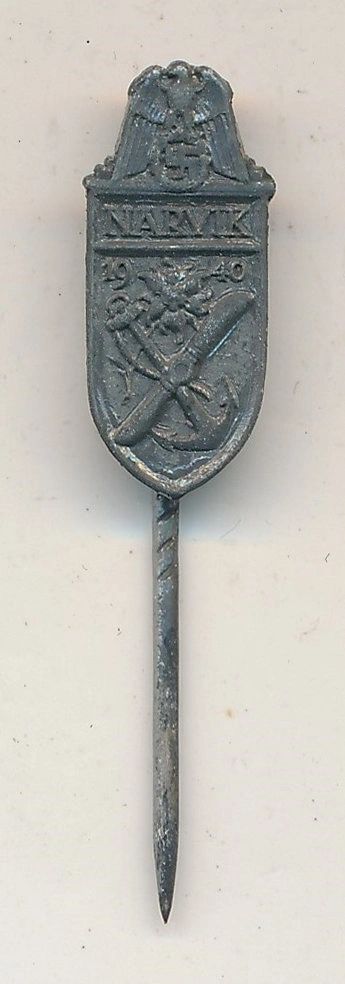 SOLD - Narvik Shield Stickpin