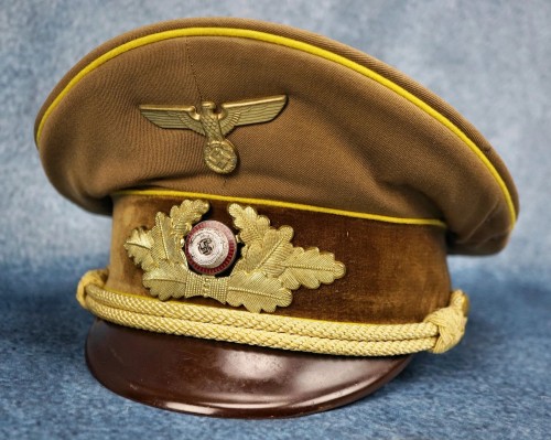 SOLD - Ordensburg NSDAP School Visor Cap