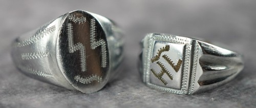 SOLD - Pair of Field Made SS Rings