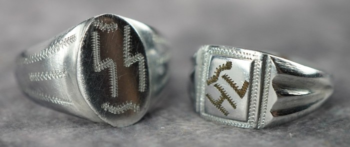 SOLD - Pair of Field Made SS Rings