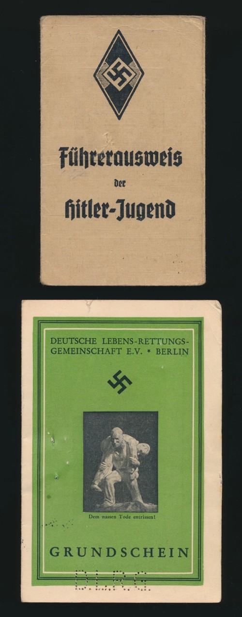 SOLD - Pair of Hitler Youth Related Ausweis