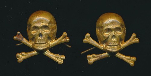 SOLD - Pair of Serbian Skull Devices