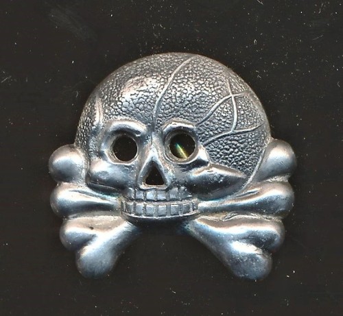 SOLD - Panzer Collar Tab Skull