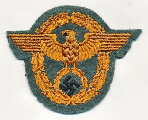 SOLD - Polizei Gendarmerie Sleeve Eagle