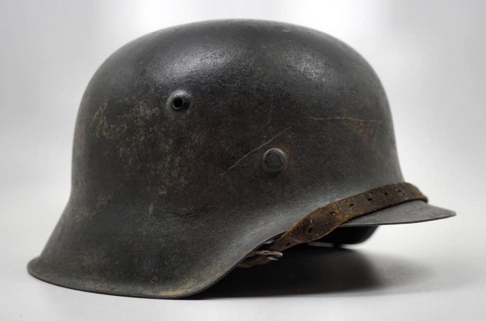 SOLD - Probable KIA Wehrmacht M42 Combat Helmet