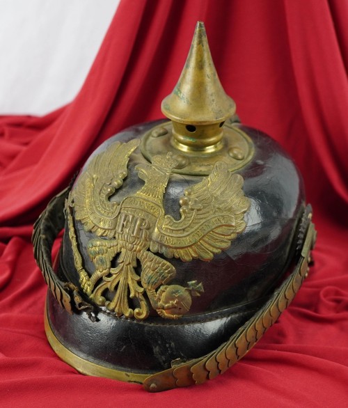 SOLD - Prussian Infantry NCO Regimental Pickelhaube