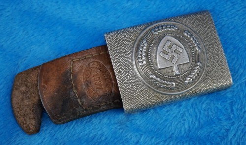 SOLD - RAD Belt Buckle with 1937 leather tab