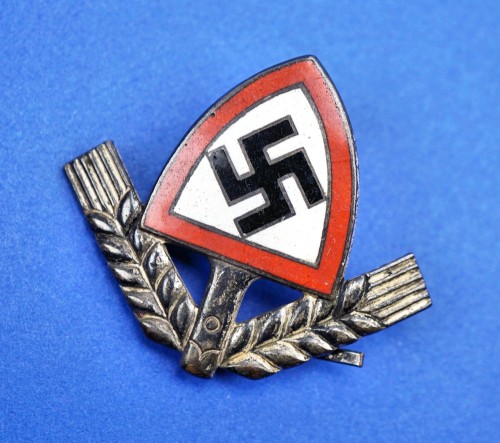 SOLD - RAD Officer Enamel Cap Insignia